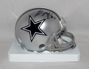 Russell Maryland Autographed *Black Dallas Cowboys Mini Helmet- JSA W Auth