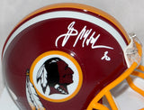 Brian Mitchell Autographed Washington Redskins Mini Helmet- JSA W Auth *White