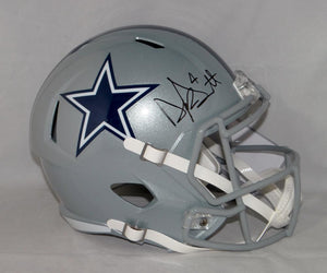 Dak Prescott Autographed Dallas Cowboys Full Size Speed Helmet- JSA W Holo Auth