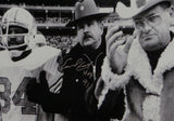 Earl Campbell HOF Signed Houston Oilers 16x20 W/ Bum Phillips *Silver Photo JSA W Auth