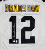 Terry Bradshaw Autographed White Pro Style Jersey- JSA W Authenticated