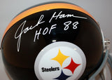 Jack Ham Autographed F/S Pittsburgh Steelers Helmet TB 63-76 JSA W Authenticated