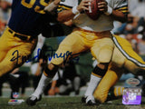 Fred Dryer Autographed 8x10 Against Packers Photo PF - SGC Authenticated