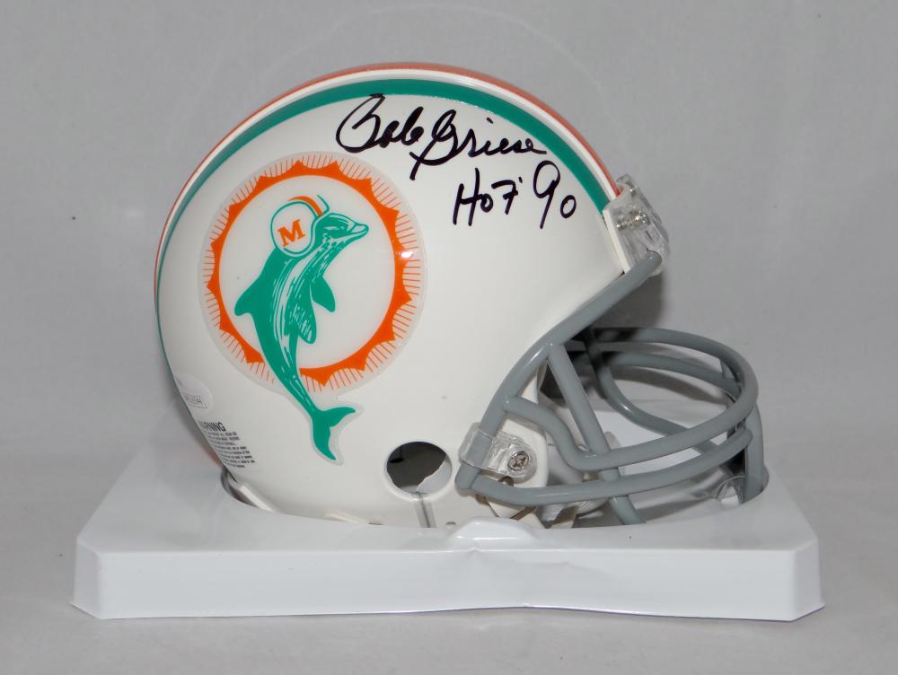 Bob Griese Autographed Football - White Logo Jsa W Hof 90