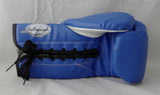 Floyd Mayweather Autographed Blue Cleto Reyes Boxing Glove - Beckett Authentic