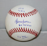 Bruce Sutter Autographed Rawlings "Stat"  OML Baseball JSA Witness Authenticated