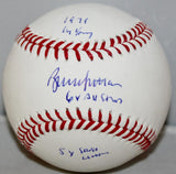 Bruce Sutter Autographed Rawlings "Stat"  OML Baseball JSA Witness Authenticated