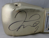 Floyd Mayweather Autographed Gold Cleto Reyes Boxing Glove - Beckett Authentic
