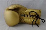 Floyd Mayweather Autographed Gold TBE Image Custom Boxing Glove - Beckett Authen