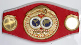 Floyd Mayweather Autographed Red IBF Boxing Belt Beckett BAS *Silver*