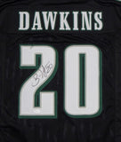 Brian Dawkins Autographed Black Pro Style Jersey- JSA W Authenticated