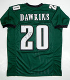 Brian Dawkins Autographed Green Pro Style Jersey- JSA W Authenticated *2 ANG