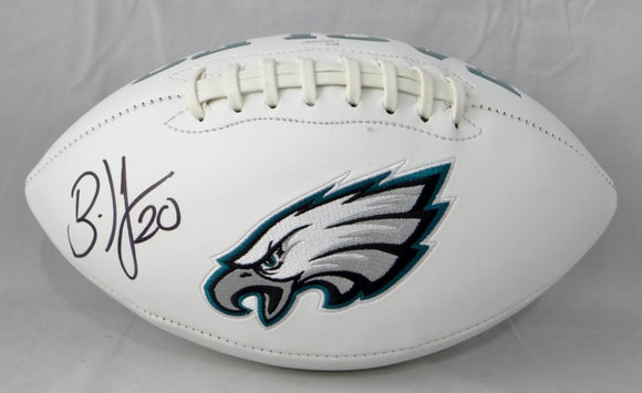 Brian Dawkins Autographed Philadelphia Eagles Logo Football- JSA W Auth