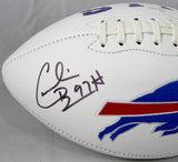 Cornelius Bennett Autographed Buffalo Bills Logo Football w/ Insc- JSA W Auth