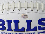 Andre Reed Autographed Buffalo Bills Logo Football w/ HOF - SGC Auth