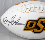 Barry Sanders Autographed OSU Logo Football- JSA W Authenticated