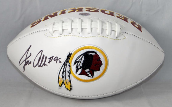 Jonathan Allen Autographed Washington Redskins Logo Football - SGC Authenticated