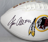 Jonathan Allen Autographed Washington Redskins Logo Football - SGC Authenticated