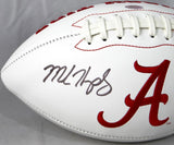 Marlon Humphrey Autographed Alabama Logo Football - SGC Auth