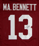 Martellus Bennett Autographed Maroon Jersey- JSA W Authenticated