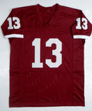 Martellus Bennett Autographed Maroon Jersey- JSA W Authenticated