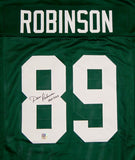Dave Robinson Autographed Green Pro Style Jersey W/ HOF- Jersey Source Auth