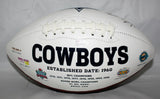 Alvin Harper Autographed Dallas Cowboys Logo Football JSA Witness Authenticated
