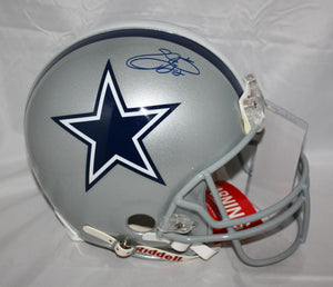 Emmitt Smith Autographed Dallas Cowboys F/S ProLine Helmet *Blue - JSA W Auth