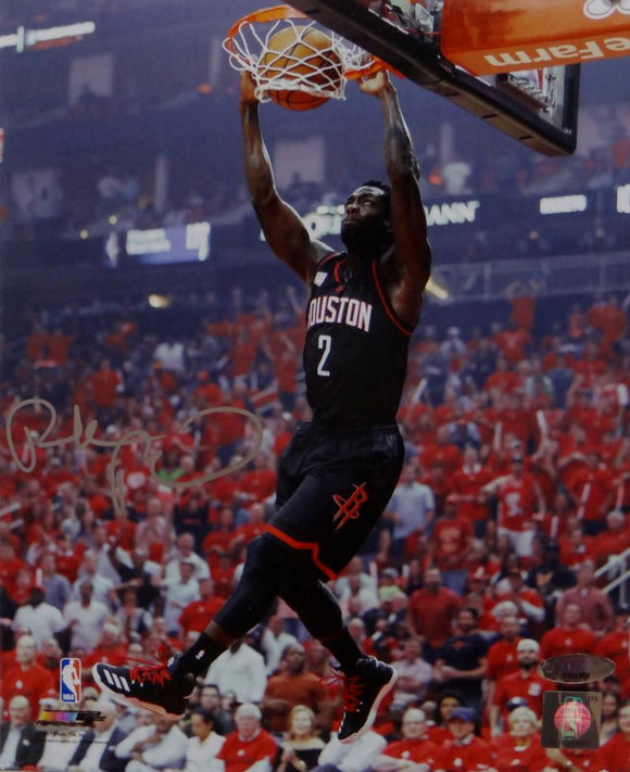Patrick Beverley Autographed Rockets 8x10 Dunking Photo- TriStar Authenticated