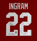 Mark Ingram Autographed Maroon College Style Jersey W/ Heisman (Left 2)- JSA W Auth