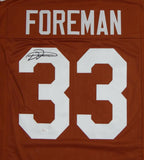 D'onta Foreman Autographed Orange College Style Jersey- JSA W Auth *L3