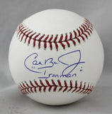 Cal Ripken Jr Autographed Rawlings OML Baseball W/ Iron Man- JSA W Authenticated