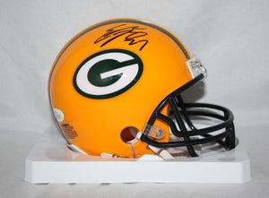 Eddie Lacy Autographed Green Bay Packers Mini Helmet- JSA W Authenticated
