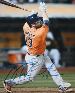Tyler White Autographed Houston Astros 8X10 Batting Photo- JSA W Auth