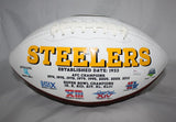 Rod Woodson Autographed Pittsburgh Steelers Logo Football W/ HOF- JSA W Auth