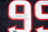 JJ Watt Signed Houston Texans NFL Nike Blue Jersey- JSA W Authentication
