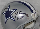 Dak Prescott/Jason Witten Signed Dallas Cowboys Full Size Helmet- JSA W & Holo Auth