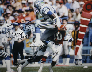 Kenny Easley Autographed Seahawks 16x20 Interception vs Broncos Photo W/ HOF- JSA W Auth