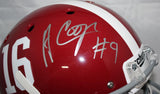 Amari Cooper Autographed Alabama Crimson Tide Full Size Helmet - JSA Witness Auth *Silver