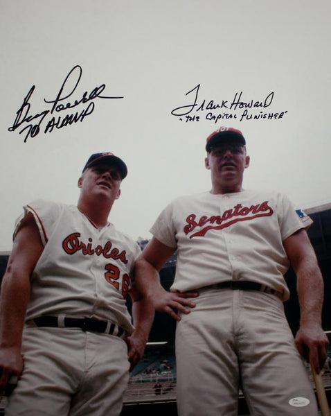 Boog Powell/Frank Howard Autographed 16x20 Photo with Inscriptions- JS –  The Jersey Source