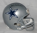 Michael Irvin Autographed F/S Silver Dallas Cowboys Helmet- JSA W Auth/Prova