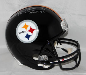 Franco Harris HOF Autographed Pittsburgh Steelers F/S Helmet- JSA W Auth *Silver