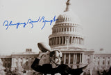 Sammy Baugh Autographed Redskins 11x14 Capital Photo- PSA/DNA Auth