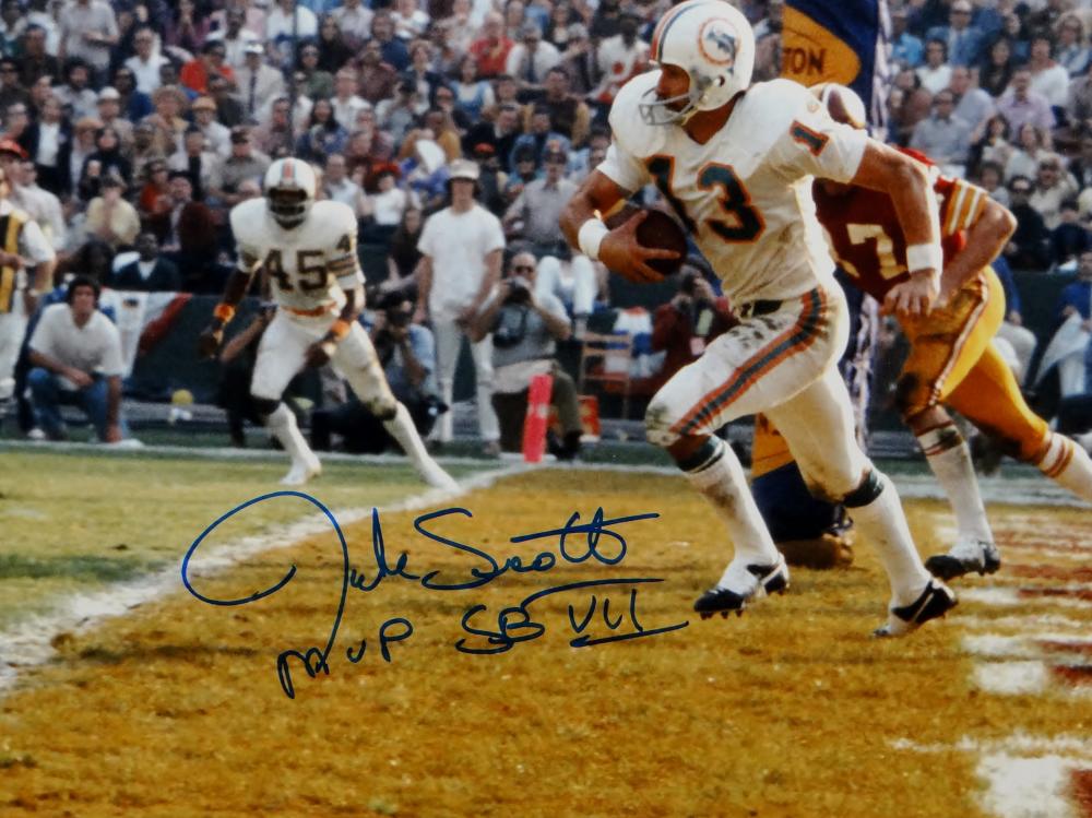 Jake Scott Autographed Signed 16x20 Photo Miami Dolphins - Certified  Authentic