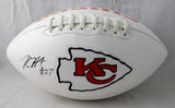 Kareem Hunt Autographed Kansas City Chiefs Logo Football- JSA W Authenticated