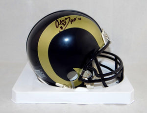 Aeneas Williams Autographed St. Louis Rams Mini Helmet W/ HOF- Jersey Source Auth