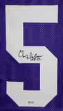 Chris Doleman Autographed Purple Pro Style Jersey With HOF- SGC Authenticated