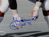 John Hannah Autographed 8x10 New England Patriots Photo w/ HOF - SGC Auth