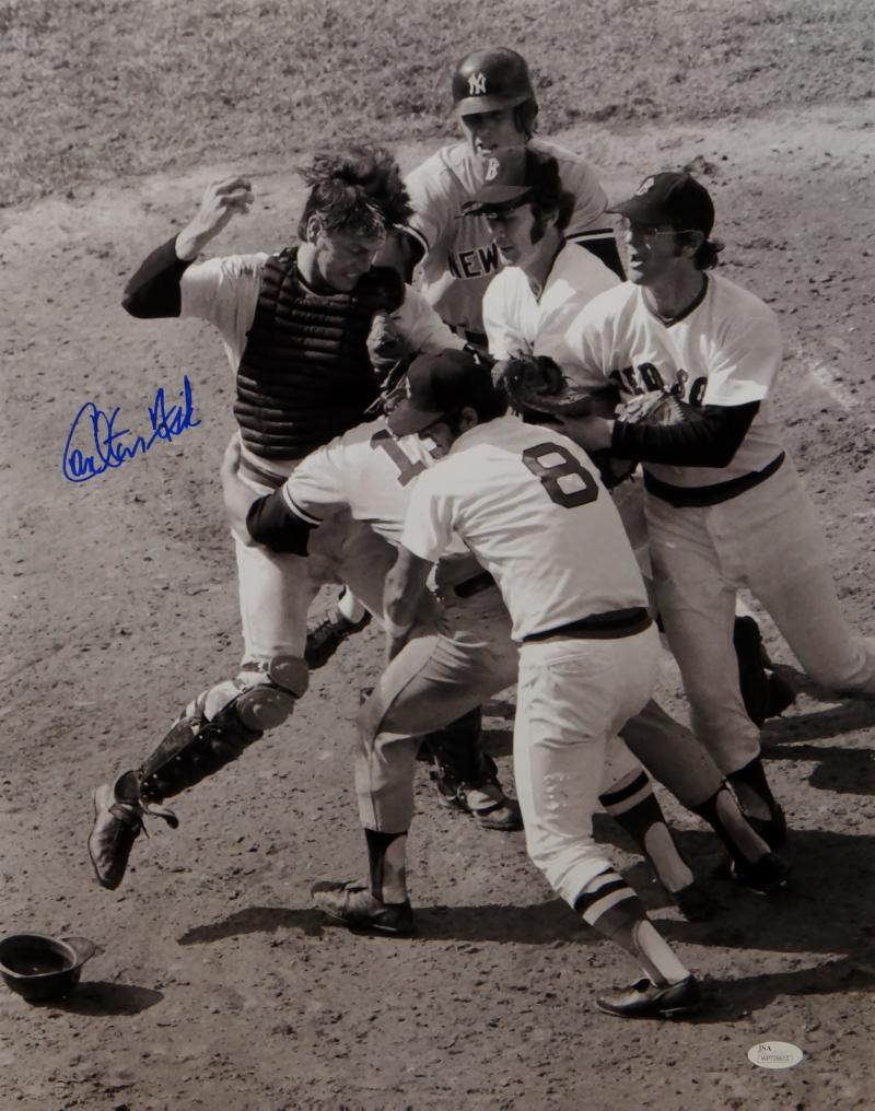 CARLTON FISK Signed Autographed 16x20 Photo Boston Red Sox JSA H18958