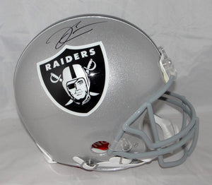 Derek Carr Autographed Oakland Raiders F/S ProLine Helmet- Beckett Auth *Black